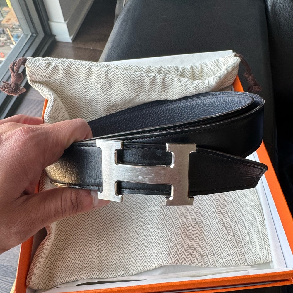 Authentic Hermes Reversible Belt